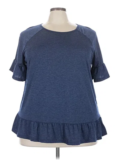 Pre-owned Emery Rose Short Sleeve T-shirt In Blue
