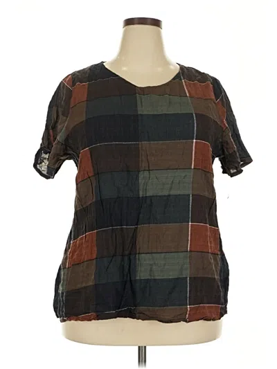 Pre-owned Emery Rose Short Sleeve T-shirt In Brown