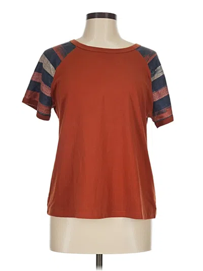 Pre-owned Emery Rose Short Sleeve T-shirt In Brown