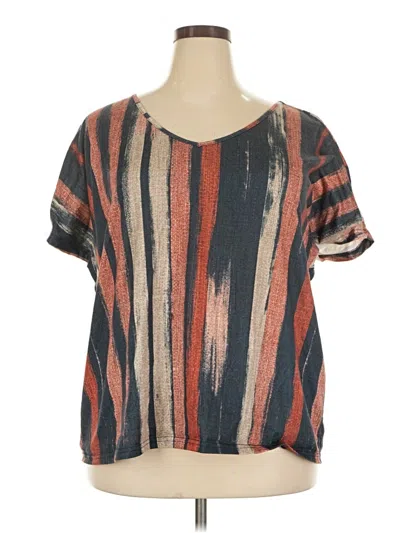 Pre-owned Emery Rose Short Sleeve T-shirt In Brown