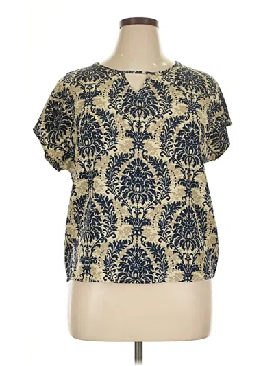 Pre-owned Emery Rose Short Sleeve T-shirt In Gold