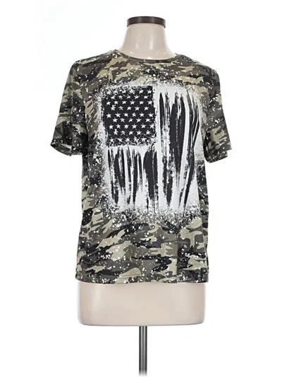Pre-owned Emery Rose Short Sleeve T-shirt In Gold