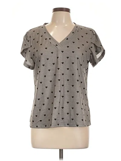 Pre-owned Emery Rose Short Sleeve T-shirt In Gray
