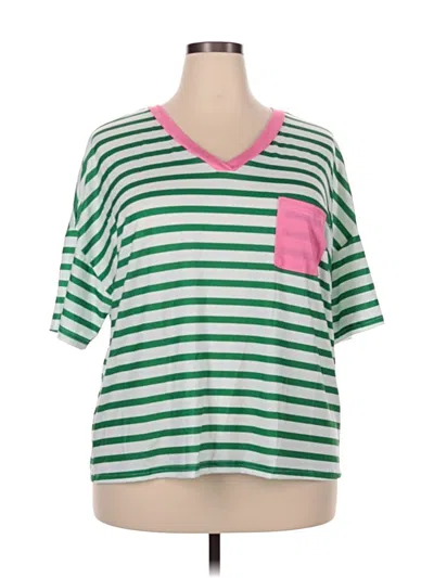 Pre-owned Emery Rose Short Sleeve T-shirt In Green