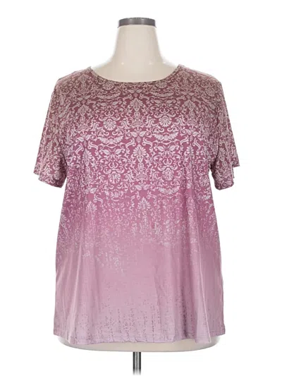Pre-owned Emery Rose Short Sleeve T-shirt In Pink