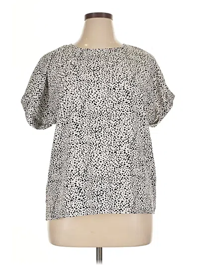 Pre-owned Emery Rose Short Sleeve T-shirt In Silver