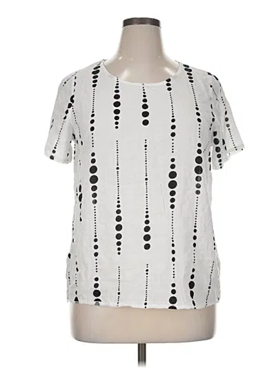 Pre-owned Emery Rose Short Sleeve T-shirt In Silver