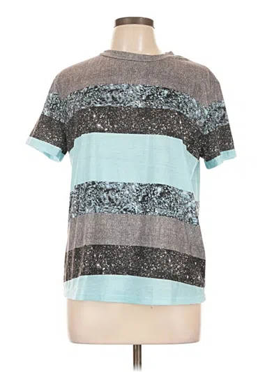 Pre-owned Emery Rose Short Sleeve T-shirt In Silver