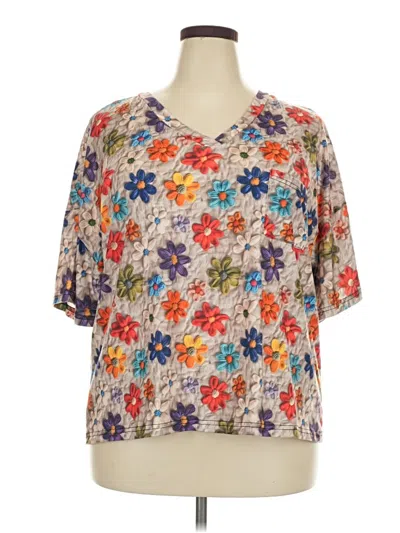 Pre-owned Emery Rose Short Sleeve T-shirt In Tan