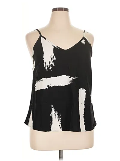 Pre-owned Emery Rose Sleeveless Blouse In Black