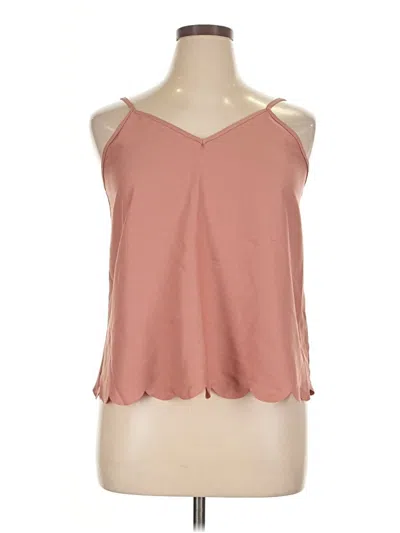 Pre-owned Emery Rose Sleeveless Blouse In Pink