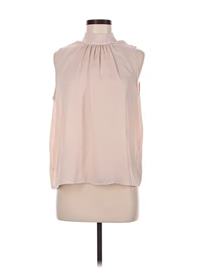 Pre-owned Emery Rose Sleeveless Blouse In Tan