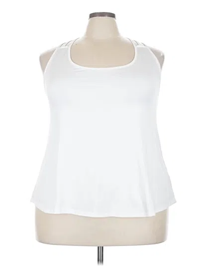 Pre-owned Emery Rose Sleeveless Blouse In White