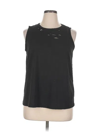 Pre-owned Emery Rose Sleeveless T-shirt In Black