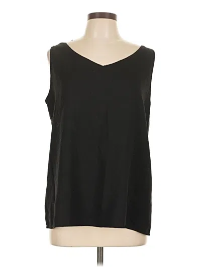 Pre-owned Emery Rose Sleeveless T-shirt In Black