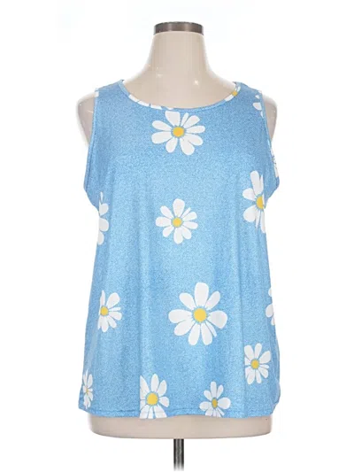 Pre-owned Emery Rose Sleeveless T-shirt In Blue