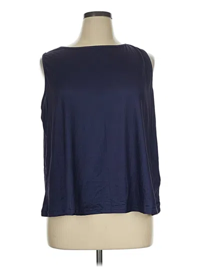 Pre-owned Emery Rose Sleeveless T-shirt In Blue