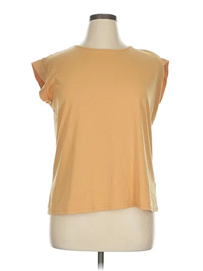 Pre-owned Emery Rose Sleeveless T-shirt In Brown