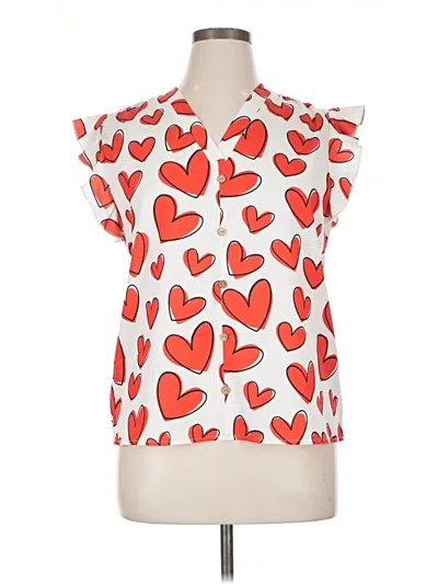 Pre-owned Emery Rose Sleeveless T-shirt In Red