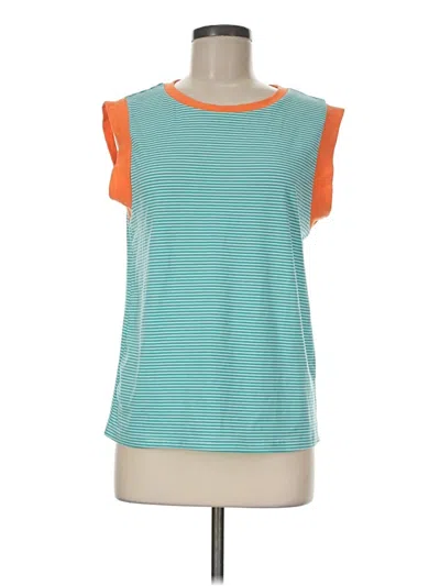 Pre-owned Emery Rose Sleeveless T-shirt In Teal