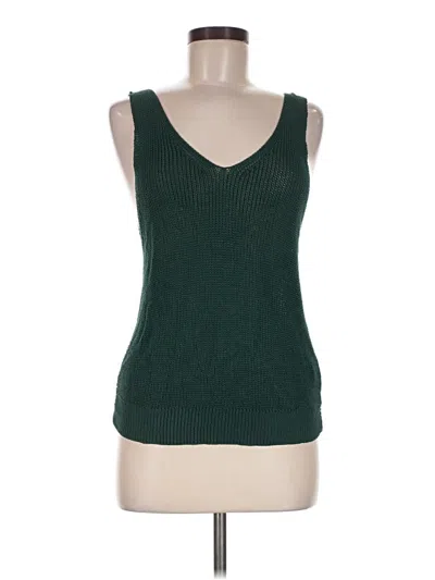 Pre-owned Emery Rose Sweater Vest In Green
