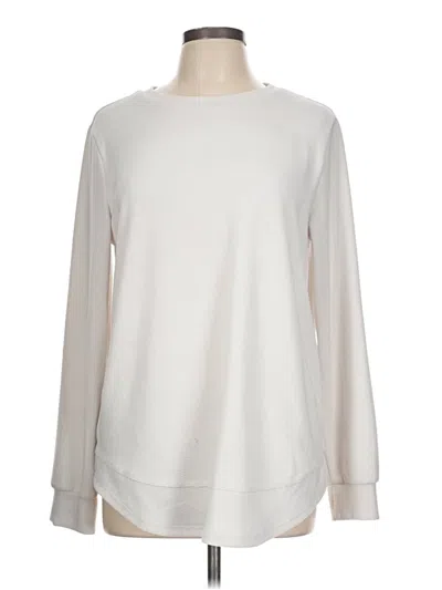 Pre-owned Emery Rose Sweatshirt In Ivory