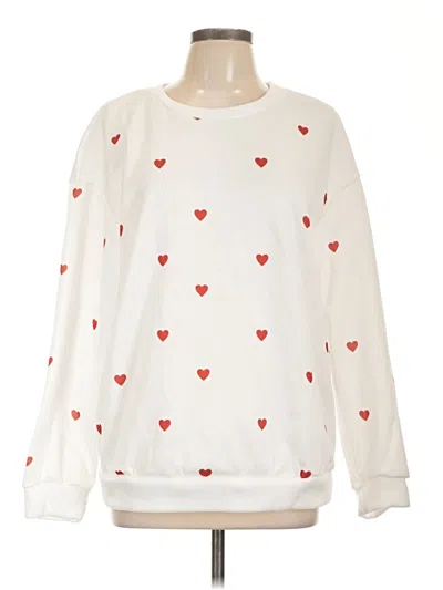 Pre-owned Emery Rose Sweatshirt In White