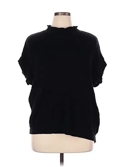 Pre-owned Emery Rose Turtleneck Sweater In Black