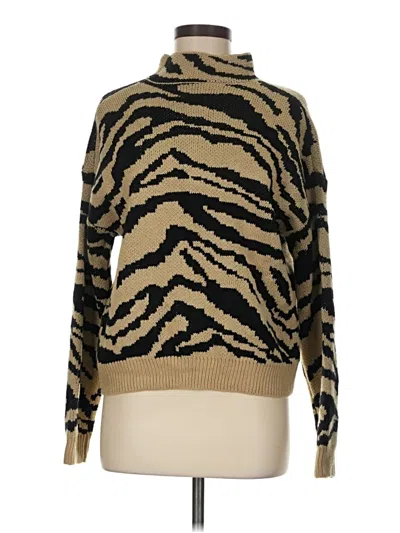 Pre-owned Emery Rose Turtleneck Sweater In Gold