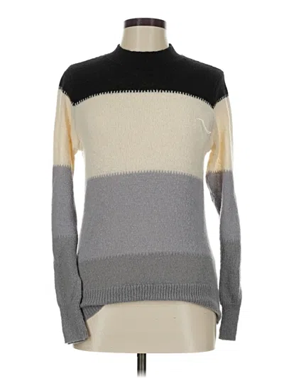 Pre-owned Emery Rose Turtleneck Sweater In Gray