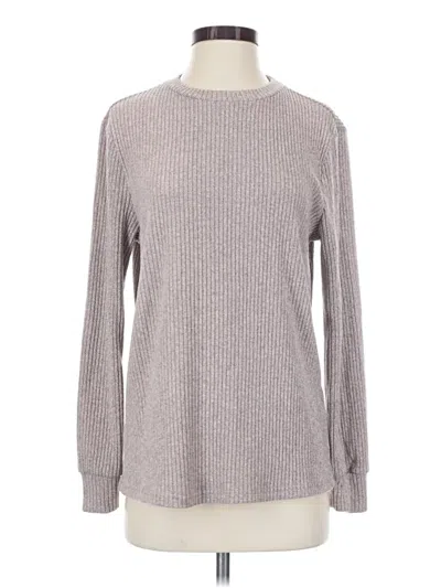 Pre-owned Emery Rose Turtleneck Sweater In Silver