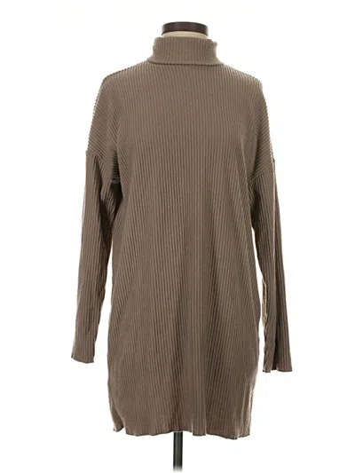 Pre-owned Emery Rose Turtleneck Sweater In Tan