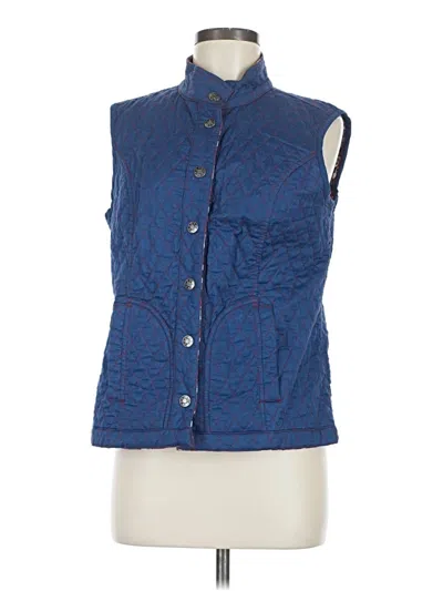 Pre-owned Emery Rose Vest In Blue