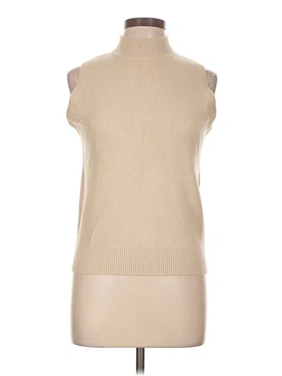 Pre-owned Emery Rose Vest In Tan
