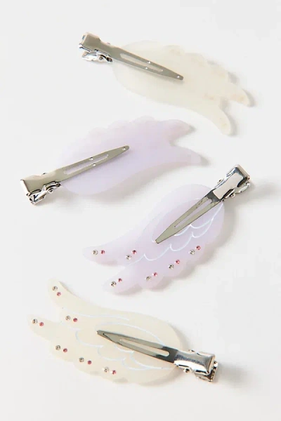 Emi Jay Cloud Popstar Hair Clips Set In Angel Wish At Urban Outfitters In Multi
