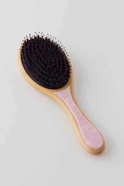 Emi Jay Flat Brush In Pink At Urban Outfitters