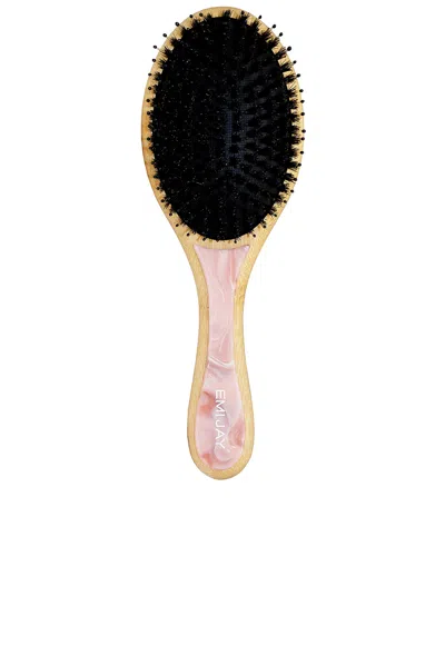 Emi Jay Flat Brush In Pink Chantilly