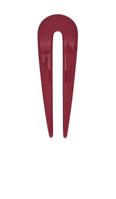 Emi Jay Hair Pin In Burgundy