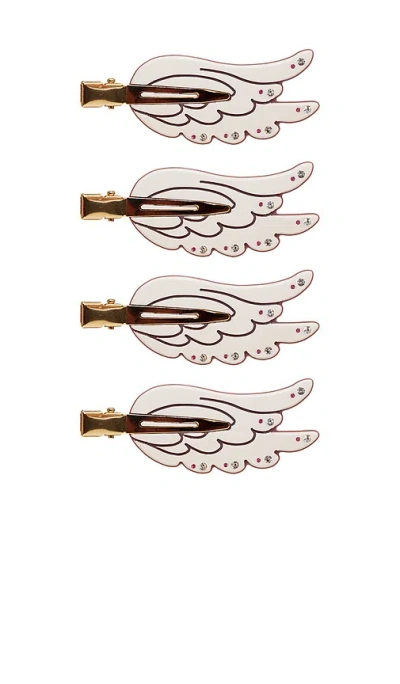 Emi Jay Popstar Clip Set In Dove Wing