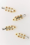 Emi Jay Popstar Clips, Set Of 4 In Sand