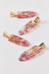 Emi Jay Popstar Hair Clips Set Of Four In Moonbeam