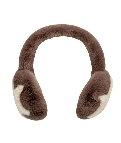Emi Jay Star Sugar Muffs In Cocoa Love In Multi