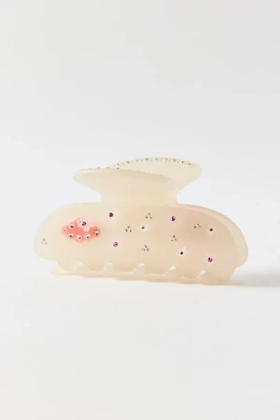 Emi Jay Sweetheart Claw Clip In Cloudkiss, Women's At Urban Outfitters In Neutral