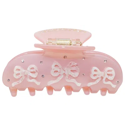 Emi Jay Sweetheart Hair Claw Clip In Pink Pixie