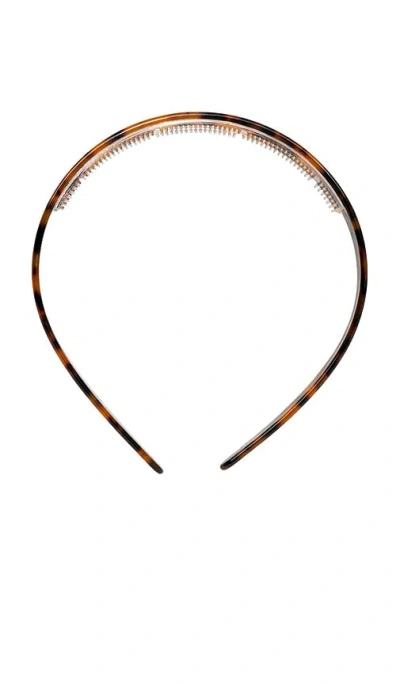 Emi Jay Wide Starlet Headband In Brown