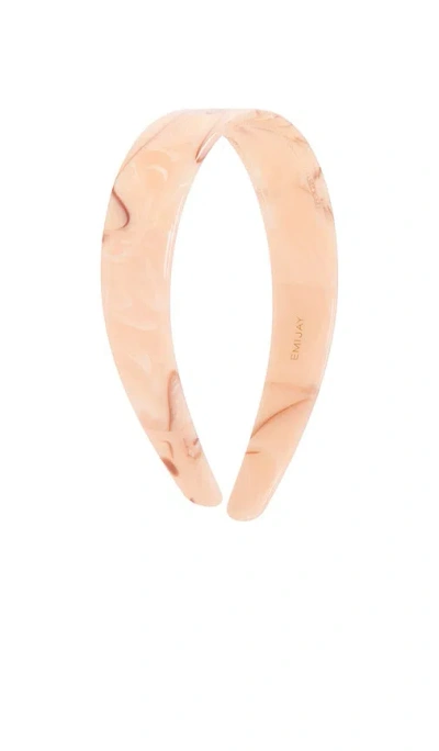 Emi Jay Wide Starlet Headband In White