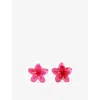 Emi Jay Womens Dragon Fruit Superbloom Set Of Two Acetate Hair Clips