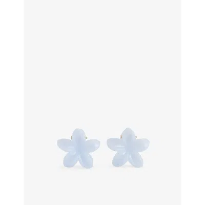 Emi Jay Womens Jelly Cloud Superbloom Set Of Two Acetate Hair Clips In Jelly Cloud