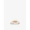 Emi Jay Womens Angel Aura Sweetheart Crystal-embellished Cellulose Acetate Hair Clip