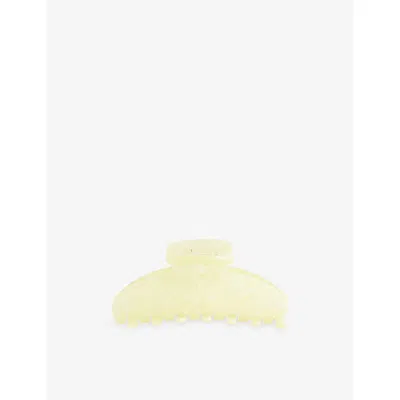 Emi Jay Womens Big Effing Cellulose-acetate Hair Clip Lemon Sugar